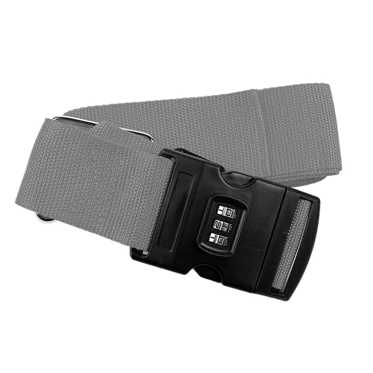 Luggage Strap Cross Belt Adjustable Packing Band Belt Strap with Password Lock for Luggage Travel Suitcase(Grey) - Tapes & Ropes by PMC TechLife | Online Shopping South Africa | PMC TechLife | Buy Now Pay Later Mobicred