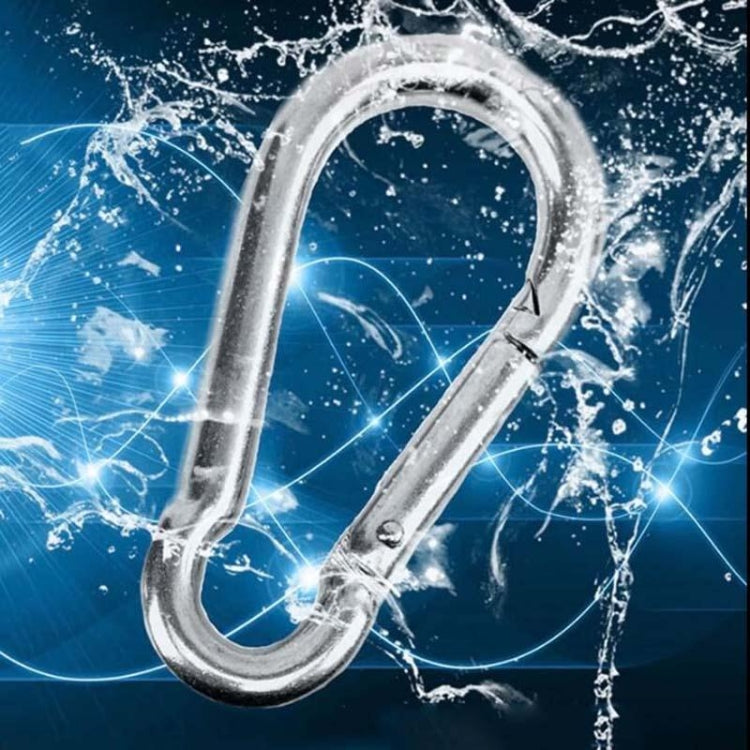 M5 Stainless Steel Carabiner Spring Hook Multi-tool Mountaineering Buckle Lock Camping Hook Rope, Inner Diameter: 4.9mm - Hooks by PMC TechLife | Online Shopping South Africa | PMC TechLife | Buy Now Pay Later Mobicred