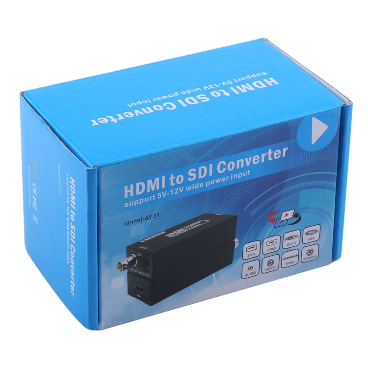 AY31 Mini 3G HDMI to SDI Converter(Black) - Video Converter by PMC Jewellery | Online Shopping South Africa | PMC Jewellery | Buy Now Pay Later Mobicred