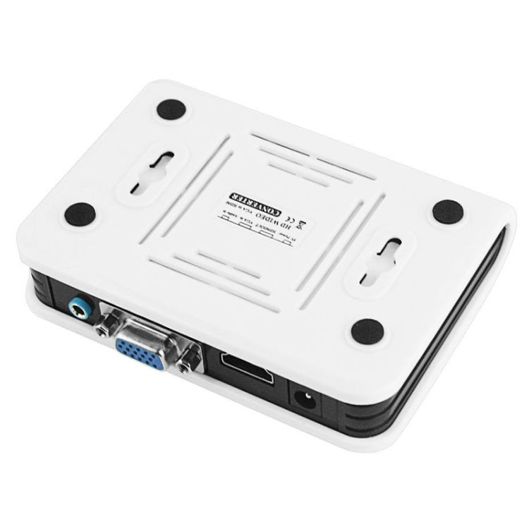 1080P HDMI to VGA adapter Digital to Analog Video Audio Converter Cable for Xbox 360 PS3 PS4 PC Laptop TV Box Projector(White) - Converter by PMC Jewellery | Online Shopping South Africa | PMC Jewellery | Buy Now Pay Later Mobicred
