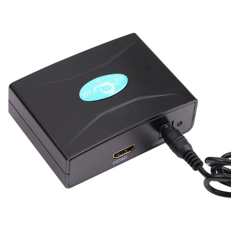 VGA to HDMI Converter with Audio (FY1316)(Black) - VGA Converter by PMC Jewellery | Online Shopping South Africa | PMC Jewellery | Buy Now Pay Later Mobicred