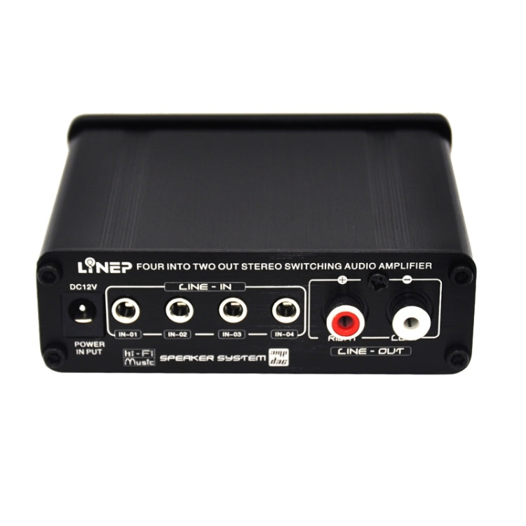 A926 Four-In Two-Out Signal Amplifying Switcher(Black) - free shipping - PMC TechLife - Order now!