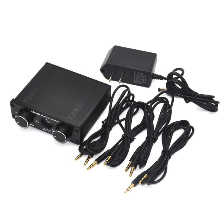 A926 Four-In Two-Out Signal Amplifying Switcher(Black) - free shipping - PMC TechLife - Order now!