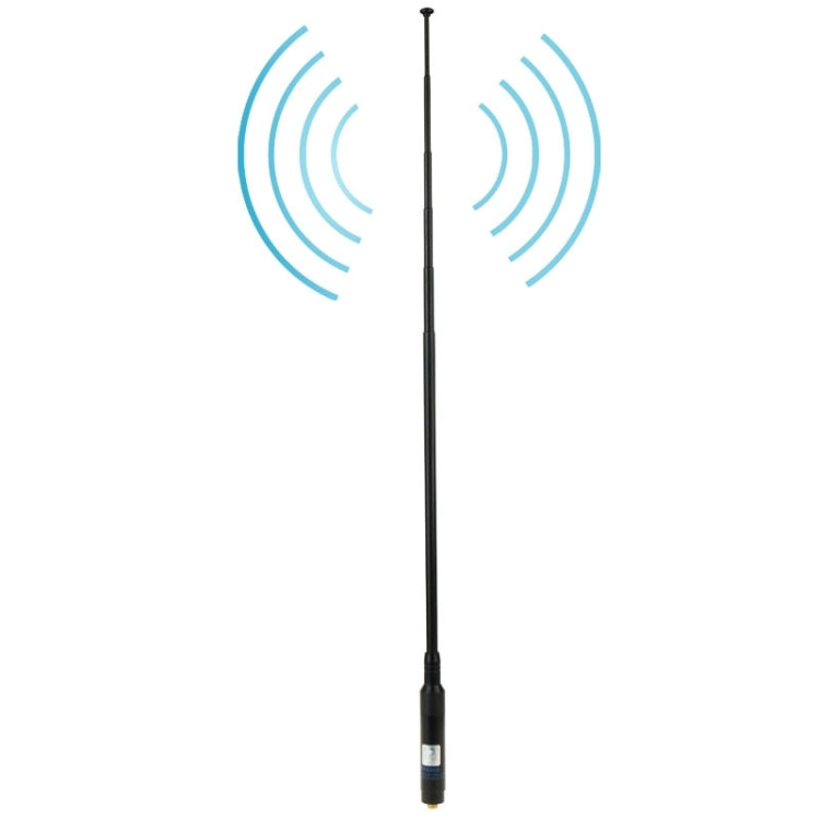 RH660S Dual Band 144/430MHz High Gain SMA-F Telescopic Handheld Radio Antenna for Walkie Talkie, Antenna Length: 108.5cm - Antenna by PMC TechLife | Online Shopping South Africa | PMC TechLife | Buy Now Pay Later Mobicred
