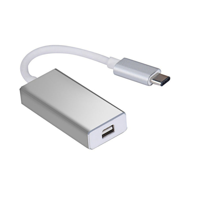 10cm USB-C / Type-C 3.1  to Mini Display Adapter Cable, For MacBook 12 inch, Chromebook Pixel 2015, Nokia N1 Tablet PC(Silver) - free shipping - PMC Jewellery - Order now!