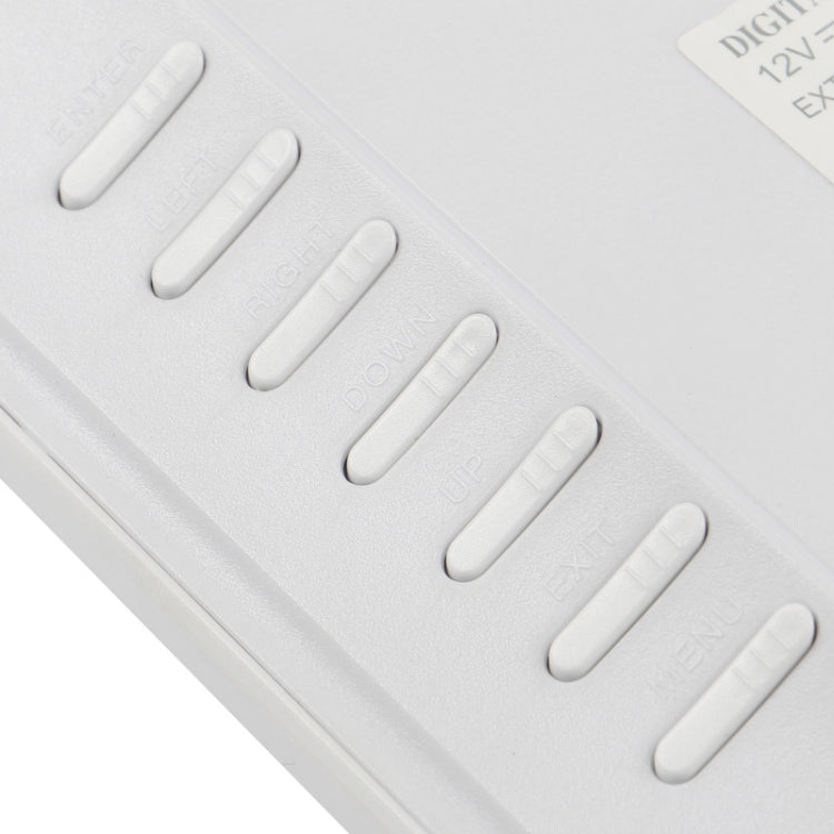 14 inch LED Display Multi-media Digital Photo Frame with Holder & Music & Movie Player, Support USB / SD / MS / MMC Card Input(White) - 11-15 inch by PMC TechLife | Online Shopping South Africa | PMC TechLife | Buy Now Pay Later Mobicred