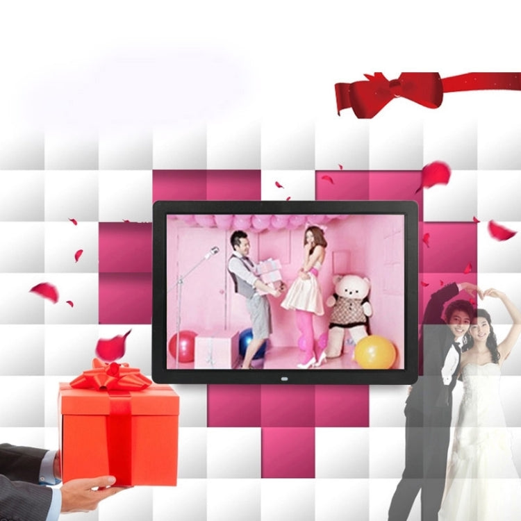 17 inch HD 1080P LED Display Multi-media Digital Photo Frame with Holder & Music & Movie Player, Support USB / SD / MS / MMC Card Input(Black) - 15 inch Above by PMC TechLife | Online Shopping South Africa | PMC TechLife | Buy Now Pay Later Mobicred
