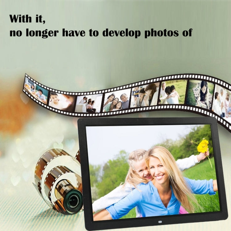 17 inch HD 1080P LED Display Multi-media Digital Photo Frame with Holder & Music & Movie Player, Support USB / SD / MS / MMC Card Input(Black) - 15 inch Above by PMC TechLife | Online Shopping South Africa | PMC TechLife | Buy Now Pay Later Mobicred
