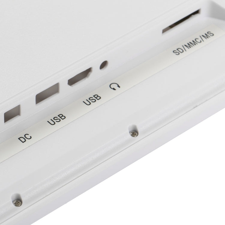 17 inch HD 1080P LED Display Multi-media Digital Photo Frame with Holder & Music & Movie Player, Support USB / SD / MS / MMC Card Input(White) - 15 inch Above by PMC TechLife | Online Shopping South Africa | PMC TechLife | Buy Now Pay Later Mobicred