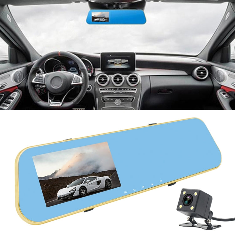 Full HD 1080P 4.3 inch Screen Display Dual Camera Vehicle DVR, 140 Degree Wide Angle Viewing, Support Night Vision / Parking Monitoring / Loop Recording / Motion Detection / G-Sensor / TF Card - Car DVRs by PMC TechLife | Online Shopping South Africa | PMC TechLife | Buy Now Pay Later Mobicred
