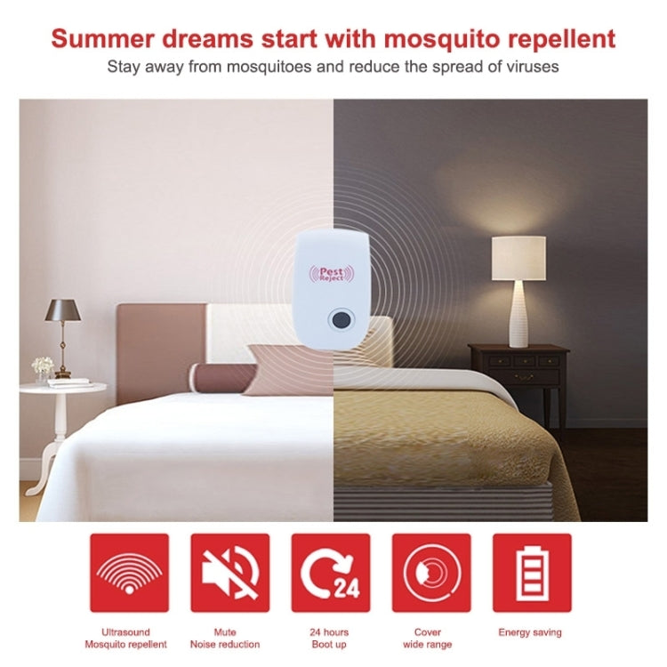 Ultrasonic Electronic Cockroach Mosquito Pest Reject Repeller, UK Plug - free shipping - PMC TechLife - Order now!