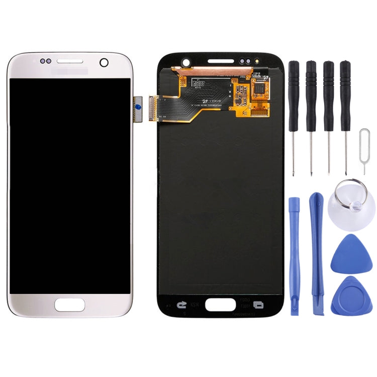 Original LCD Display + Touch Panel for Galaxy S7 / G9300 / G930F / G930A / G930V, G930FG, 930FD, G930W8, G930T, G930U(White) - free shipping - PMc TechLife - Order now!