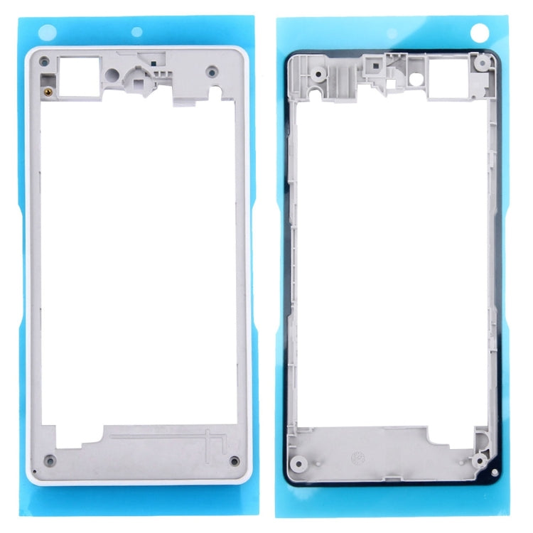 Rear Housing Frame  for Sony Xperia Z1 Compact / D5503(White) - Frame Bezel Plate by PMc TechLife | Online Shopping South Africa | PMc TechLife | Buy Now Pay Later Mobicred