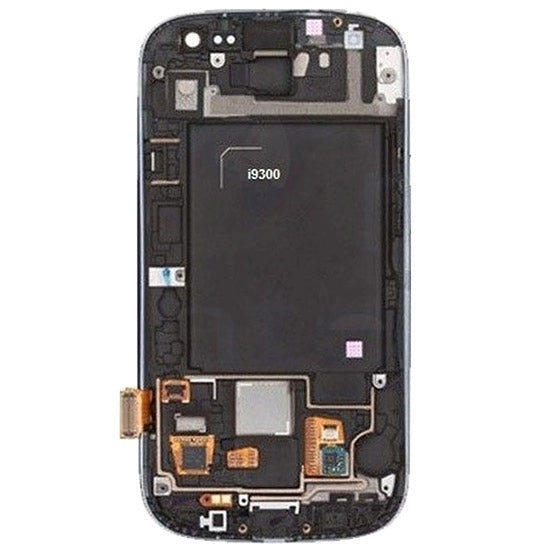 Original Super AMOLED LCD Screen for Samsung Galaxy SIII / i9300 Digitizer Full Assembly with Frame (White) - free shipping - PMc TechLife - Order now!