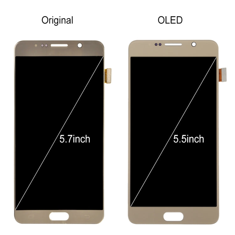 5.7 inch Original LCD Screen and Digitizer Full Assembly for Galaxy Note 5 / N9200, N920I, N920G, N920G/DS, N920T, N920A(White) - free shipping - PMc TechLife - Order now!