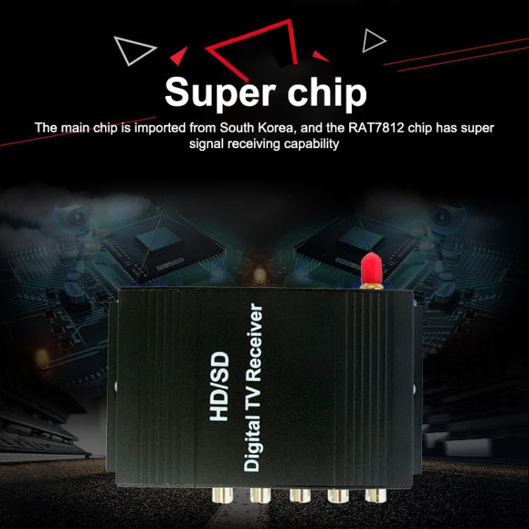 Mobile ATSC Digital TV Receiver TV Tunner, Suit for United States / Canada Market(Black) - DVB-T & Analog Solutions by PMC TechLife | Online Shopping South Africa | PMC TechLife | Buy Now Pay Later Mobicred