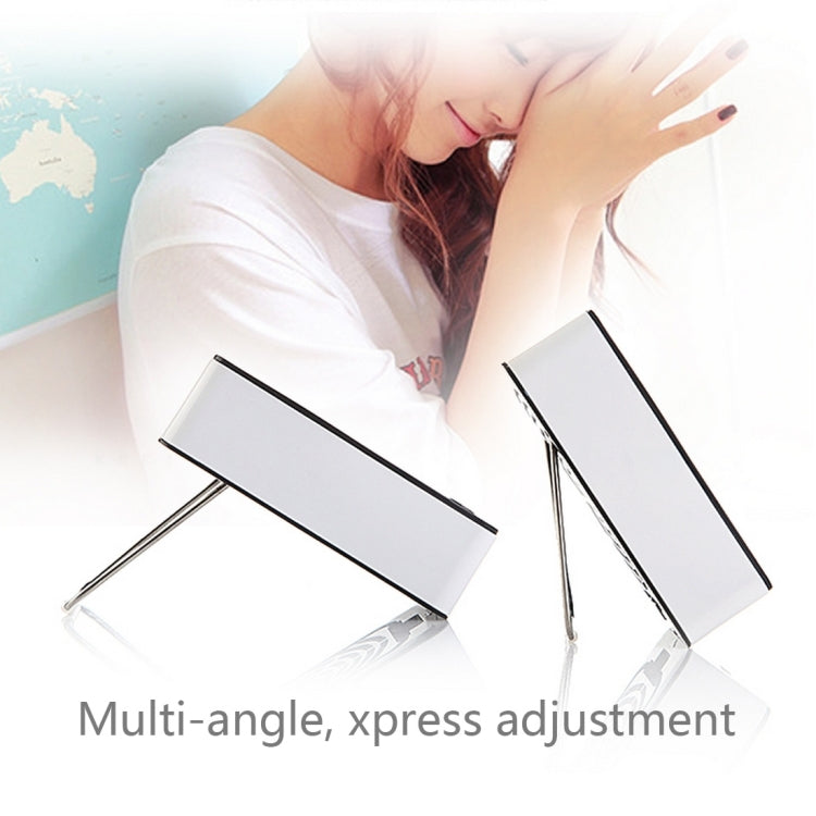 Hand-Held USB Air Condition Fan with Holder(Black) - Electric Fans by PMC TechLife | Online Shopping South Africa | PMC TechLife | Buy Now Pay Later Mobicred