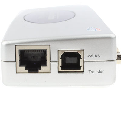 Hi-speed USB 2.0 Docking Station with 8 Ports (2xUSB 2.0 + PS2 Mouse + PS2 Keyboard + RS232 + DB25 + LAN + Upstream),Silver(Silver) - USB 2.0 HUB by PMC Jewellery | Online Shopping South Africa | PMC Jewellery | Buy Now Pay Later Mobicred