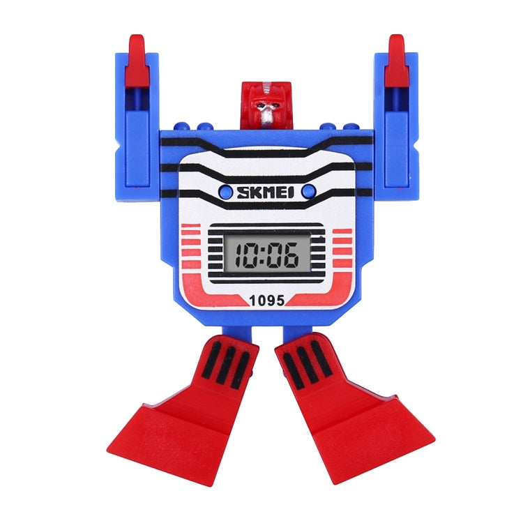 SKMEI Transformation Toy Shape Changing Removable Dial Digital Movement Children Watch with PU Plastic Cement Band(Red) - free shipping - PMC TechLife - Order now!