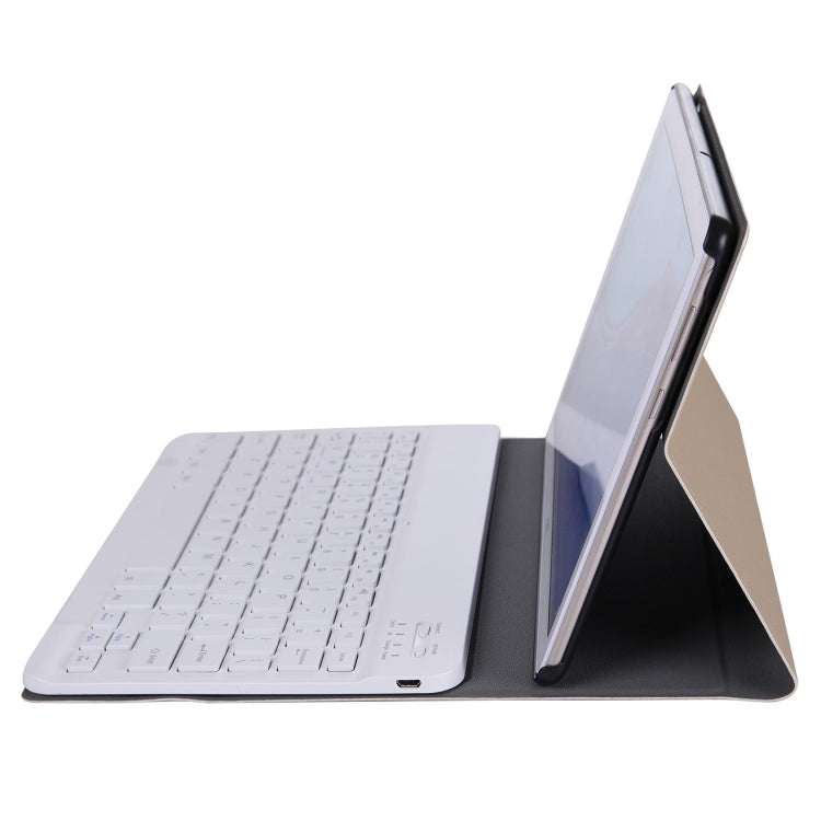 ABS Ultra-thin Split Bluetooth Keyboard Tablet Case for Huawei Honor 5 / T5 10.1 inch, with Bracket Function(Gold) - Huawei Keyboard by PMC TechLife | Online Shopping South Africa | PMC TechLife