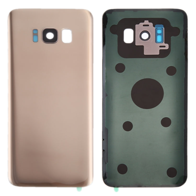 For Galaxy S8 / G950 Battery Back Cover with Camera Lens Cover & Adhesive (Gold) - free shipping - PMc TechLife - Order now!