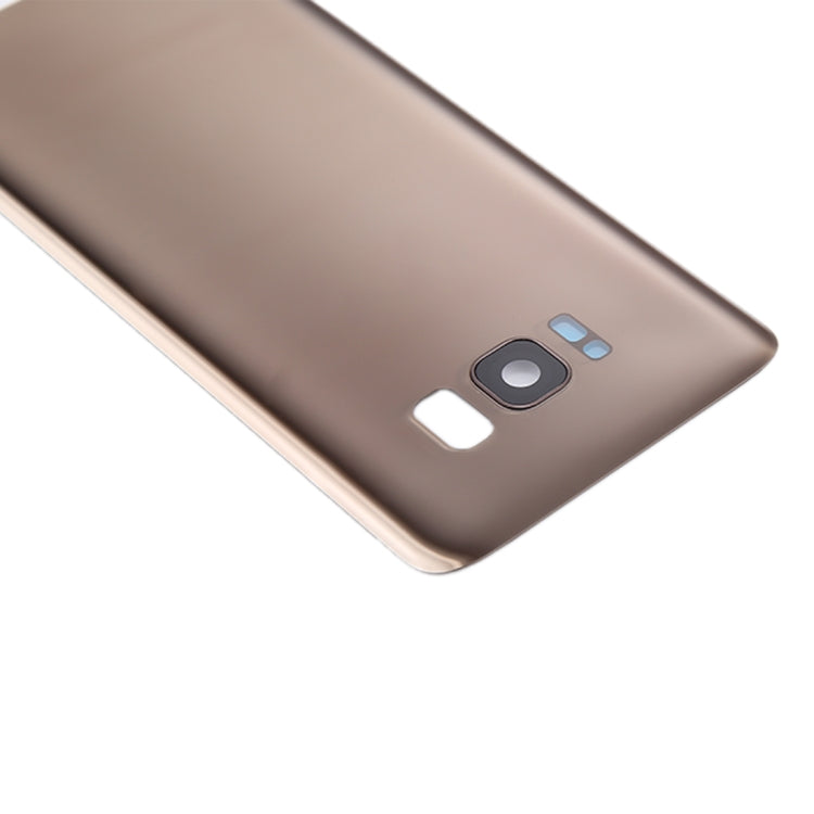 For Galaxy S8 / G950 Battery Back Cover with Camera Lens Cover & Adhesive (Gold) - free shipping - PMc TechLife - Order now!