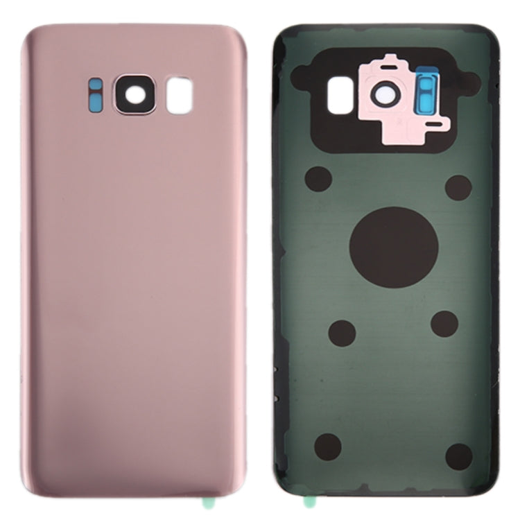 For Galaxy S8 / G950 Battery Back Cover with Camera Lens Cover & Adhesive (Rose Gold) - free shipping - PMc TechLife - Order now!