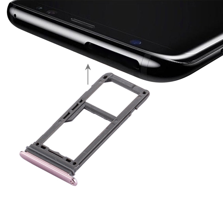 For Galaxy S8 SIM Card Tray + Micro SD Tray (Pink) - free shipping - PMc TechLife - Order now!