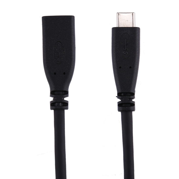 1m USB-C / Type-C 3.1 Male to USB-C / Type-C Female Connector Adapter Cable(Black) - USB-C & Type-C Cable by PMC TechLife | Online Shopping South Africa | PMC TechLife | Buy Now Pay Later Mobicred