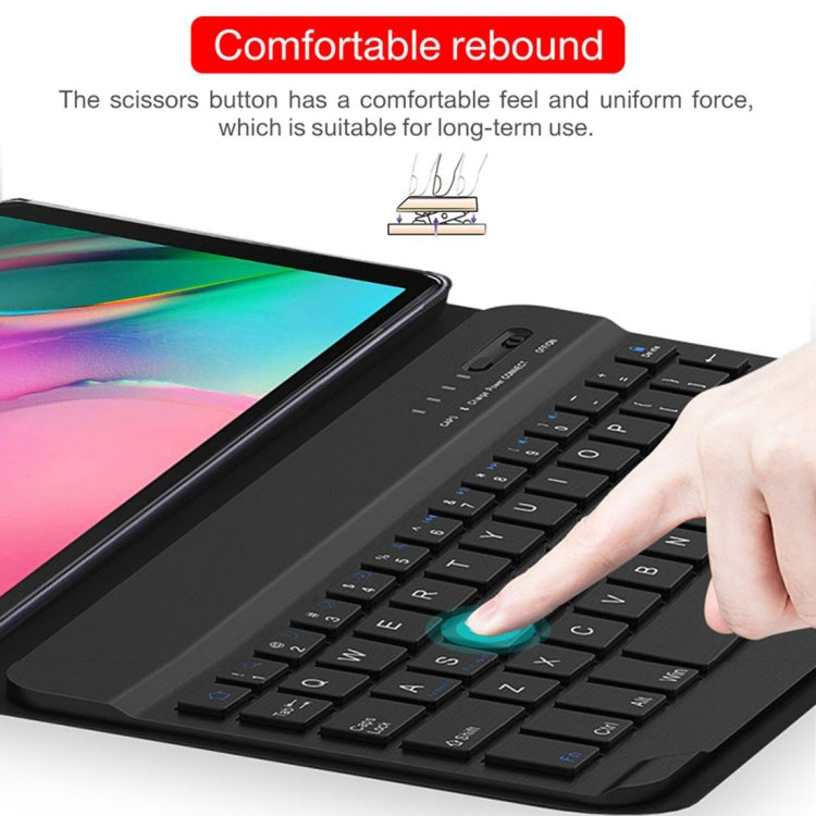Ultra-thin Detachable Magnetic Bluetooth Keyboard Leather Tablet Case for Galaxy Tab A 8.0 2019 P200 / P205, with Holder(Gold) - free shipping - PMC TechLife - Order now!