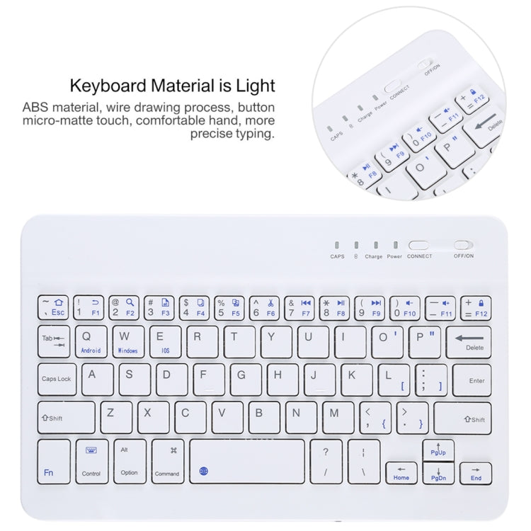 Ultra-thin Detachable Magnetic Bluetooth Keyboard Leather Tablet Case for Galaxy Tab A 8.0 2019 P200 / P205, with Holder(Gold) - free shipping - PMC TechLife - Order now!