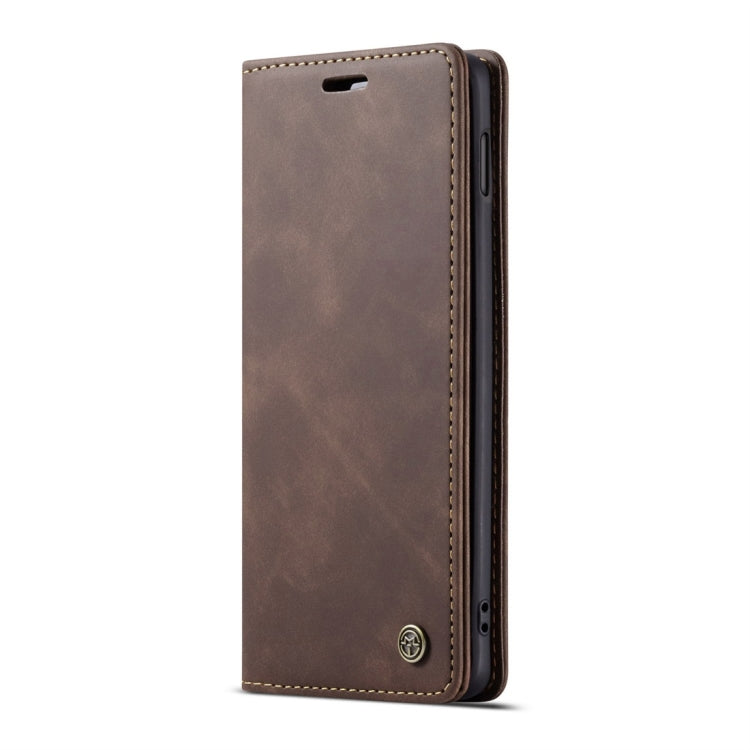 CaseMe-013 Multifunctional Retro Frosted Horizontal Flip Leather Case for Galaxy S10 E, with Card Slot & Holder & Wallet (Coffee) - free shipping - PMC Jewellery - Order now!