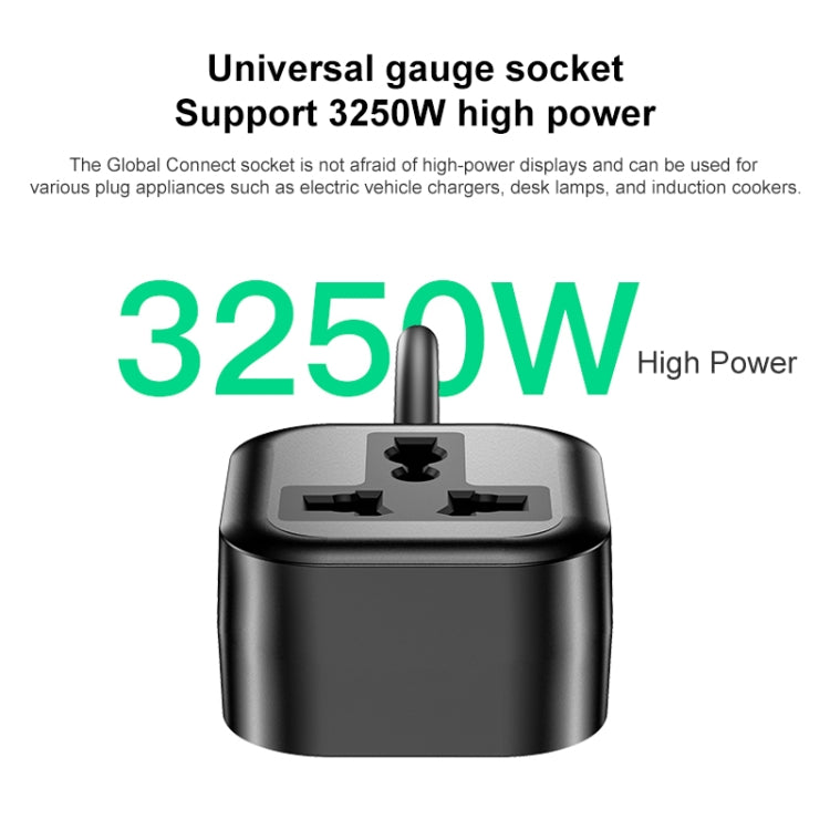 Yesido MC28 UK Plug to Universal Plug Power Extension Cable, Length: 2m - Plug Adaptor by Yesido | Online Shopping South Africa | PMC TechLife | Buy Now Pay Later Mobicred