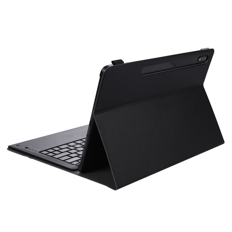 A970 Detachable Bluetooth Keyboard Ultrathin Horizontal Flip Leather Tablet Case for Samsung Galaxy Tab S7 FE T730 / T736 / S7+ T970 / T975 / T976(Black) - Samsung Keyboard by PMC TechLife | Online Shopping South Africa | PMC TechLife | Buy Now Pay Later Mobicred
