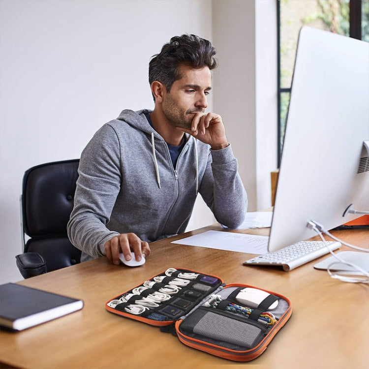 Multi-functional Headphone Charger Data Cable Storage Bag Portable Power Pack, Size:M, 25 x 18 x 5cm (Black) - Other by PMC TechLife | Online Shopping South Africa | PMC TechLife | Buy Now Pay Later Mobicred