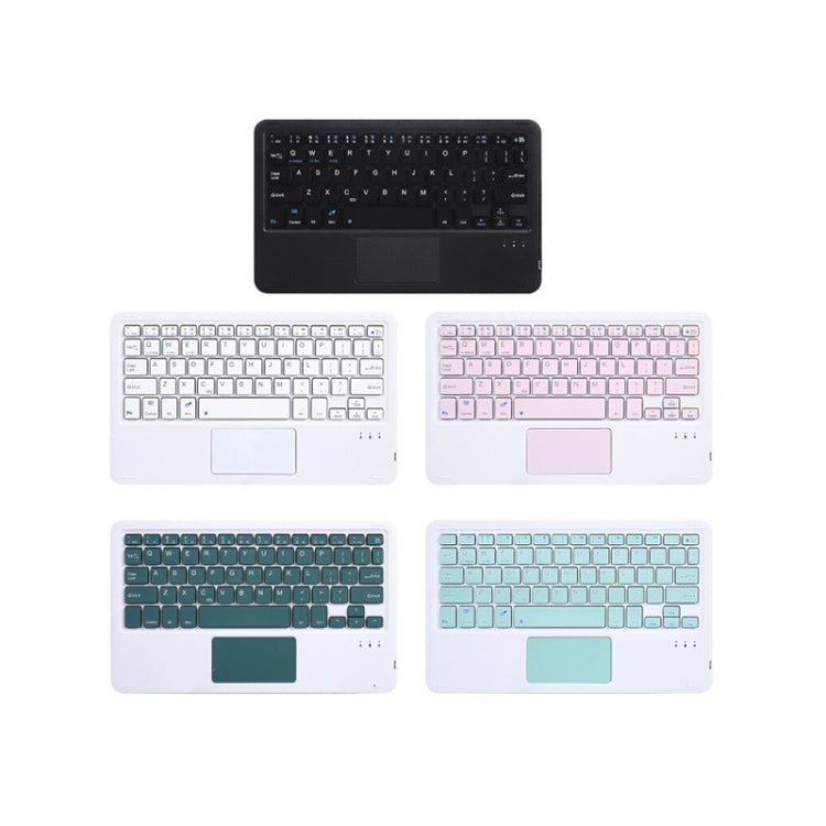 HB119B 10 inch Universal Tablet Wireless Bluetooth Keyboard with Touch Panel (Dark Green) - Universal Keyboard by PMC TechLife | Online Shopping South Africa | PMC TechLife