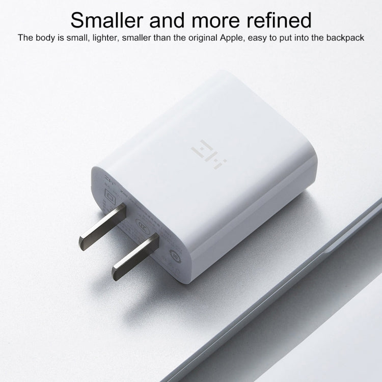 Original Xiaomi Youpin ZMI 20W Type-C / USB-C Quick Charger Power Adapter, US Plug(White) - USB Charger by Xiaomi | Online Shopping South Africa | PMC TechLife | Buy Now Pay Later Mobicred