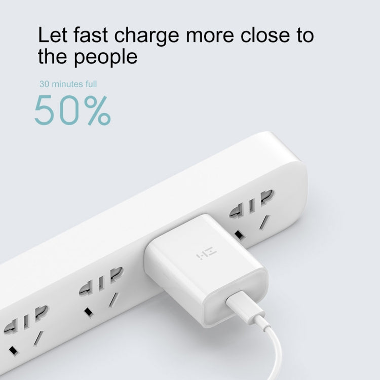 Original Xiaomi Youpin ZMI 20W Type-C / USB-C Quick Charger Power Adapter, US Plug(White) - USB Charger by Xiaomi | Online Shopping South Africa | PMC TechLife | Buy Now Pay Later Mobicred