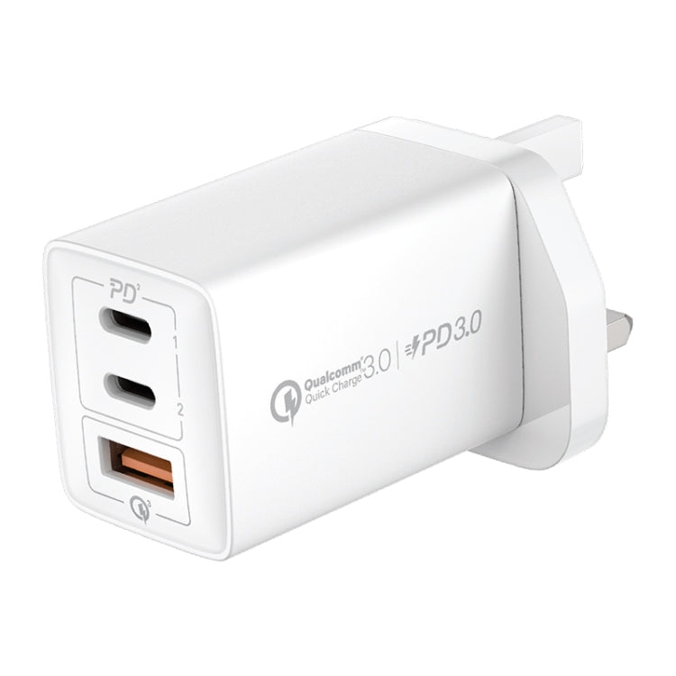 MOMAX UM30 PD 67W Fast Charger Power Adapter, UK Plug(White) - free shipping - PMC TechLife - Order now!