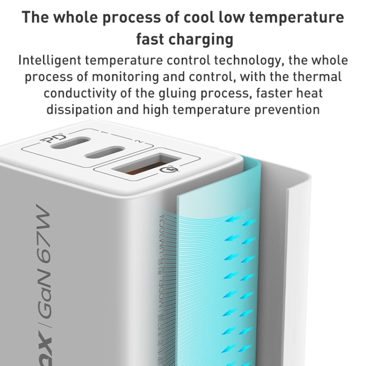 MOMAX UM30 PD 67W Fast Charger Power Adapter, UK Plug(White) - free shipping - PMC TechLife - Order now!