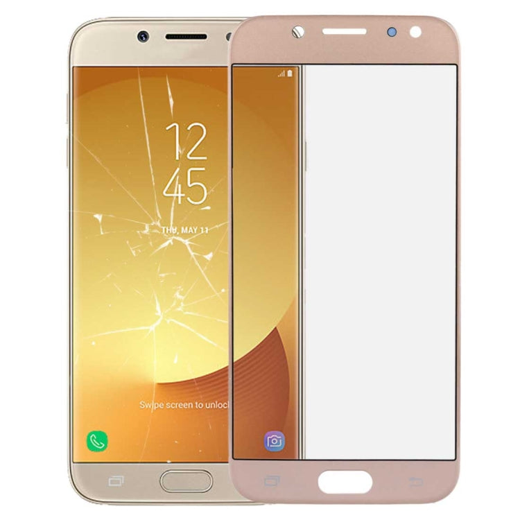 For Galaxy J7 (2017) / J730 Front Screen Outer Glass Lens (Gold) - free shipping - PMc TechLife - Order now!