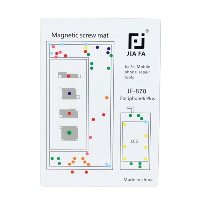JIAFA Magnetic Screws Mat for iPhone 6 Plus - free shipping - PMC TechLife - Order now!