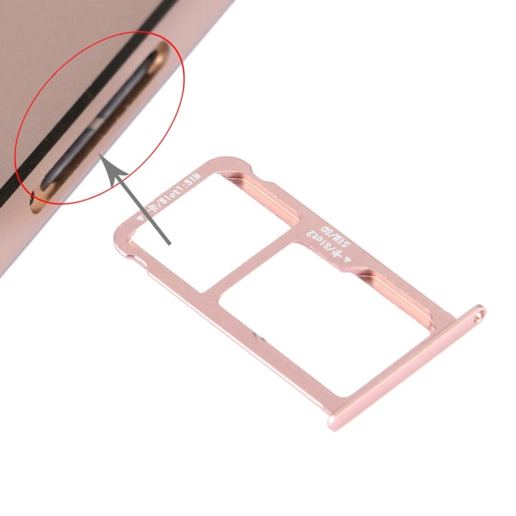 For Huawei Honor V8 Nano SIM + Micro SD / Nano SIM Card Tray(Rose Gold) - free shipping - PMc TechLife - Order now!
