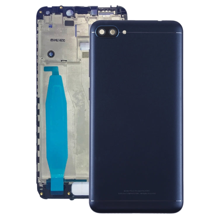 Back Cover with Camera Lens & Side Keys for Asus Zenfone 4 Max ZC520KL X00HD(Blue) - Back Cover by PMC TechLife | Online Shopping South Africa | PMC TechLife | Buy Now Pay Later Mobicred