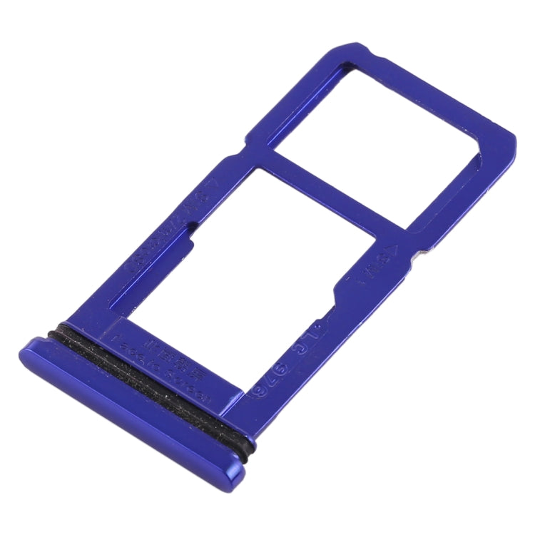 For OPPO R15 SIM Card Tray + SIM Card Tray / Micro SD Card Tray (Blue) - Card Tray by PMc TechLife | Online Shopping South Africa | PMc TechLife | Buy Now Pay Later Mobicred