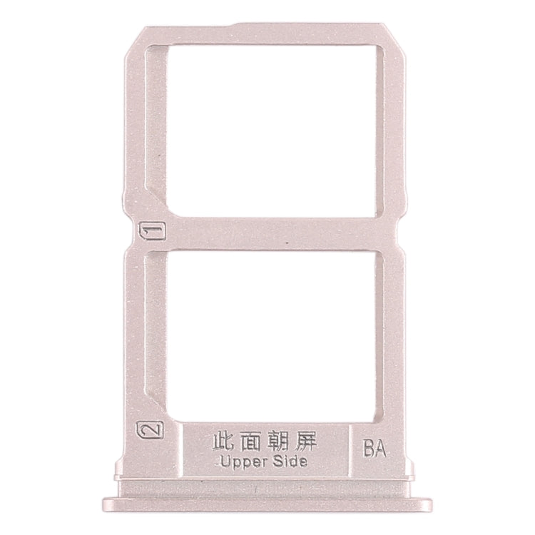 For Vivo X9 2 x SIM Card Tray (Gold) - Card Socket by PMc TechLife | Online Shopping South Africa | PMc TechLife | Buy Now Pay Later Mobicred