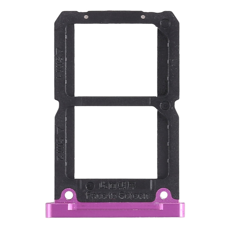 For OPPO R17 2 x SIM Card Tray (Purple) - Card Socket by PMc TechLife | Online Shopping South Africa | PMc TechLife | Buy Now Pay Later Mobicred