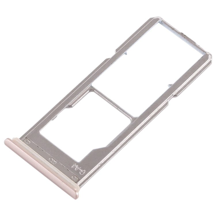 For Vivo Y85 / Z1 / Z1i / V9 Youth / V9 2 x SIM Card Tray + Micro SD Card Tray (Gold) - Card Socket by PMc TechLife | Online Shopping South Africa | PMc TechLife | Buy Now Pay Later Mobicred