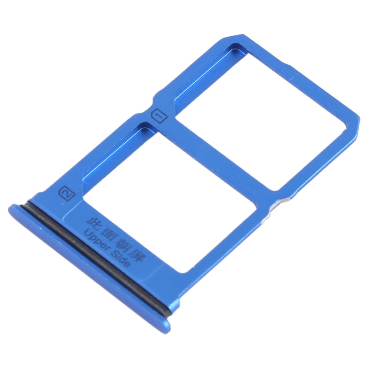 For Vivo X9i 2 x SIM Card Tray (Blue) - Card Socket by PMc TechLife | Online Shopping South Africa | PMc TechLife | Buy Now Pay Later Mobicred