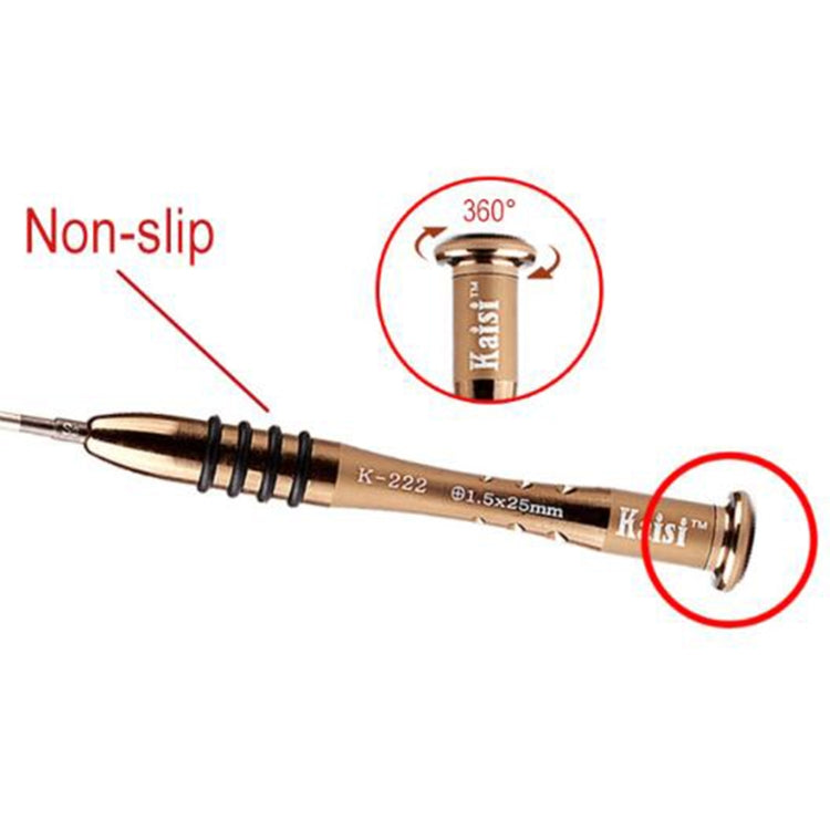 Kaisi K-222 Precision Screwdrivers Professional Repair Opening Tool for Mobile Phone Tablet PC (Torx: T2) - free shipping - PMC TechLife - Order now!